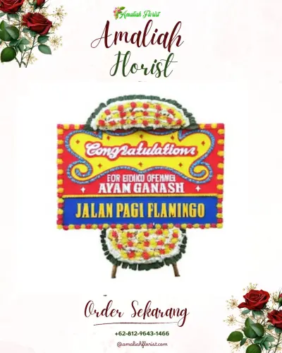 Bunga Papan Congratulation di Balla Parang